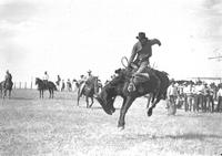 Al Fletcher on "Big Horn" Sheridan Wyo Rodeo