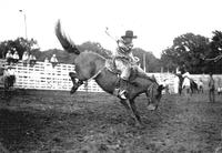 [Unidentified Cowboy riding bronc]