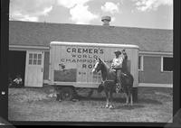 Leo Cremer on horse
