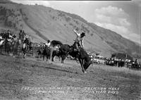 Joe Jones on "Red Devil" Jackson Hole Frontier Days