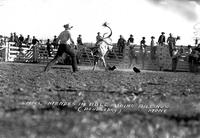 Carl Mendes in Bull Riding, Billings, Mont.