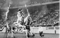 Vickie Tyer Specialty act, Fire Jump