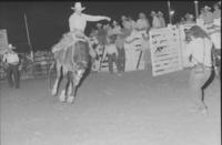 Rodeo clown Rick Young specialty act