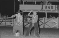 Rodeo clown Rick Young specialty act