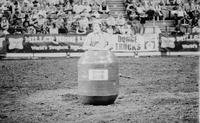 Rodeo clown Ben Ebby Bull fighting