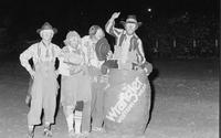 Rodeo clown group, unidentified participants