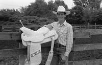 Max Reynolds' Saddle, unidentified Cowboy