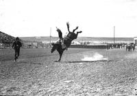 [Gerald Roberts saddle bronc riding]