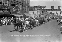 Ten Horse Hitch Sheridan, Wyo. Rodeo Parade