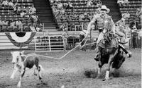 Jon Burdine Calf roping