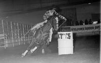 Joyce Staley Barrel racing