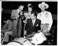 Jerry Colonna, Jackie Cooper, Johnnie Lee Wills and ?