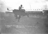 Cherokee Alcorn Riding Cheyenne Frontier Days (1927)