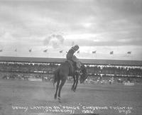 Denny Lawson on "Ponge" Cheyenne Frontier Days, 1926