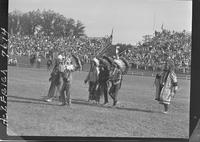 Indian Chiefs leaving Arena