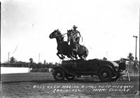 Billy Keen Making Roman Jump Over Auto Miami Beach, Fla.