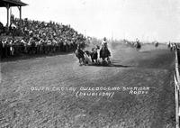 Owen Crosby Bulldogging Sheridan Rodeo