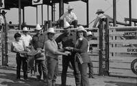 Awards presentation, unidentified participants