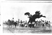 Burt Mulkey Off a Bronc