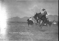 J. W. Harris on "Gold Spot" Tucson, Ariz.