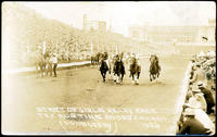 Start of the Girls Relay Race, Tex Austin's Rodeo, Chicago, 1926