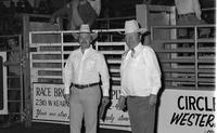 Harry Vold and unidentified cowboy