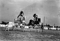 Marvin & Ray Ramsey doing Double Roman Horse Jump Fla Cow capital Round-up, Kissimmee