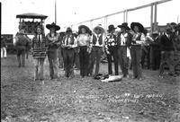 Some of the Cowgirls at Johnson's Rodeo, Harlingen, Tex.