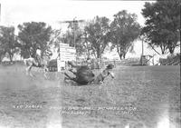 Geo Daniels Takes Bad Spill Donnellson Rodeo