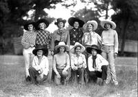 [Cowgirls with Geo. Adams Rodeo]