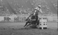 Joann McKim Barrel racing