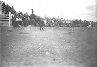 Cherokee Alcorn Leaving McDonald Cheyenne Frontier Days, 1927