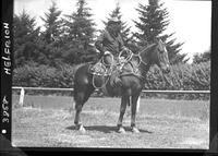 Joe Stenson on Horse  (Posed)