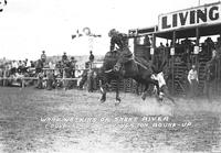 Ward Watkins on "Snake River" Livingston Round-Up