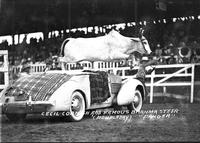 Cecil Cornish and Famous Brahma Steer "Danger"