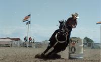 Kim Whyte Barrel racing