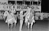 Awards presentation, Trick riders, unidentified participants