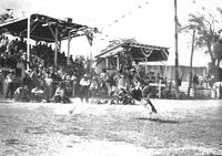 Jack Wade on "Pat" Sidney, Iowa Rodeo