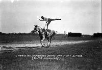 Jimmie Richardson Doing One Foot Stand