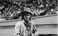 Rodeo clown Rudy Burns