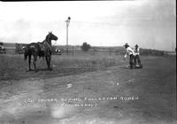 Lou Couger, Roping Fullerton Rodeo