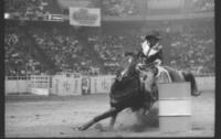 Deb Thompson Barrel racing