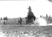 Bill Linderman on "Smoky Dick" Billings, Mont.