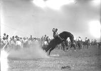 Eddie Seidler riding Bareback Cheyenne, Wyo