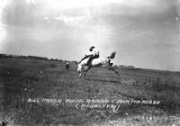 Bill Parks Riding Bareback Martin Rodeo