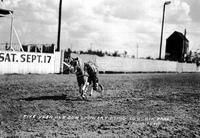 Five year old Don Stewart Doing Cossack Drag Memphis Fair & Rodeo