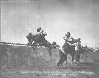 Dave Campbell on "Badland Bill" Cheyenne, Wyo, 1924