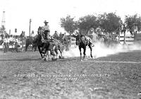 Gene Ross Bulldogging Oklahoma City