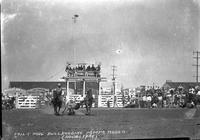 Milt Moe Bulldogging Pampa Rodeo