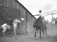 Ed Donovan on Battle Axe, Irvin Ross Ranch